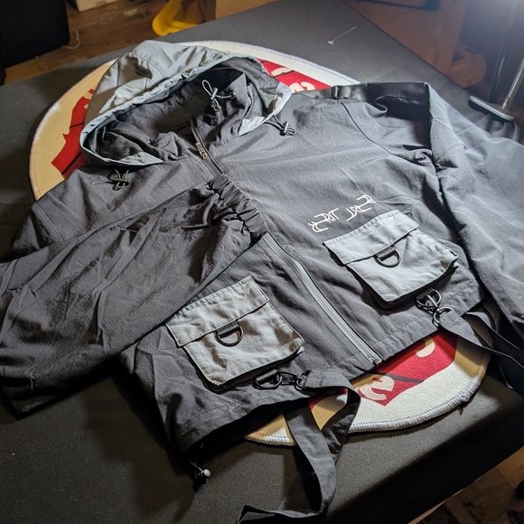 808 designs Jackets & Blazers - 808 Designs Midnight Wind Breaker Women's Size Lrg